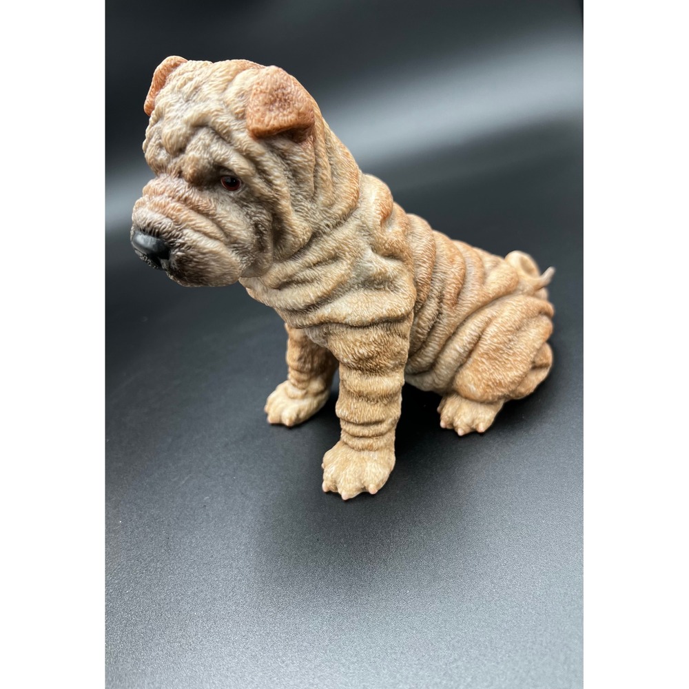 Lenox 2001 Shar-Pei Puppy Limited Edition Fine Porcelain Figurine COA Box